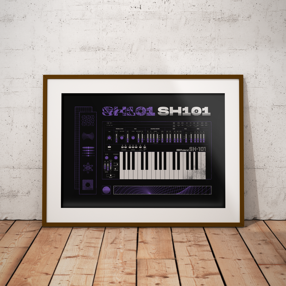 Roland SH-101 Art Print – Producer Hive